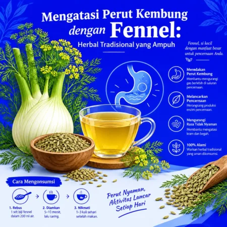Mengatasi Perut Kembung dengan Fennel: Herbal Tradisional yang Ampuh